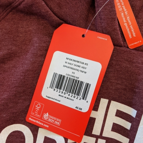 North Face half dome hooded sweatshirt - Picture 3 of 3